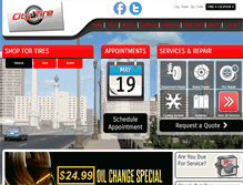 Tablet Screenshot of city-tire.com